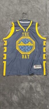 Nike Golden State Warriors KIMBO #0 Blue Yellow Jersey Size 48 NBA Basketball